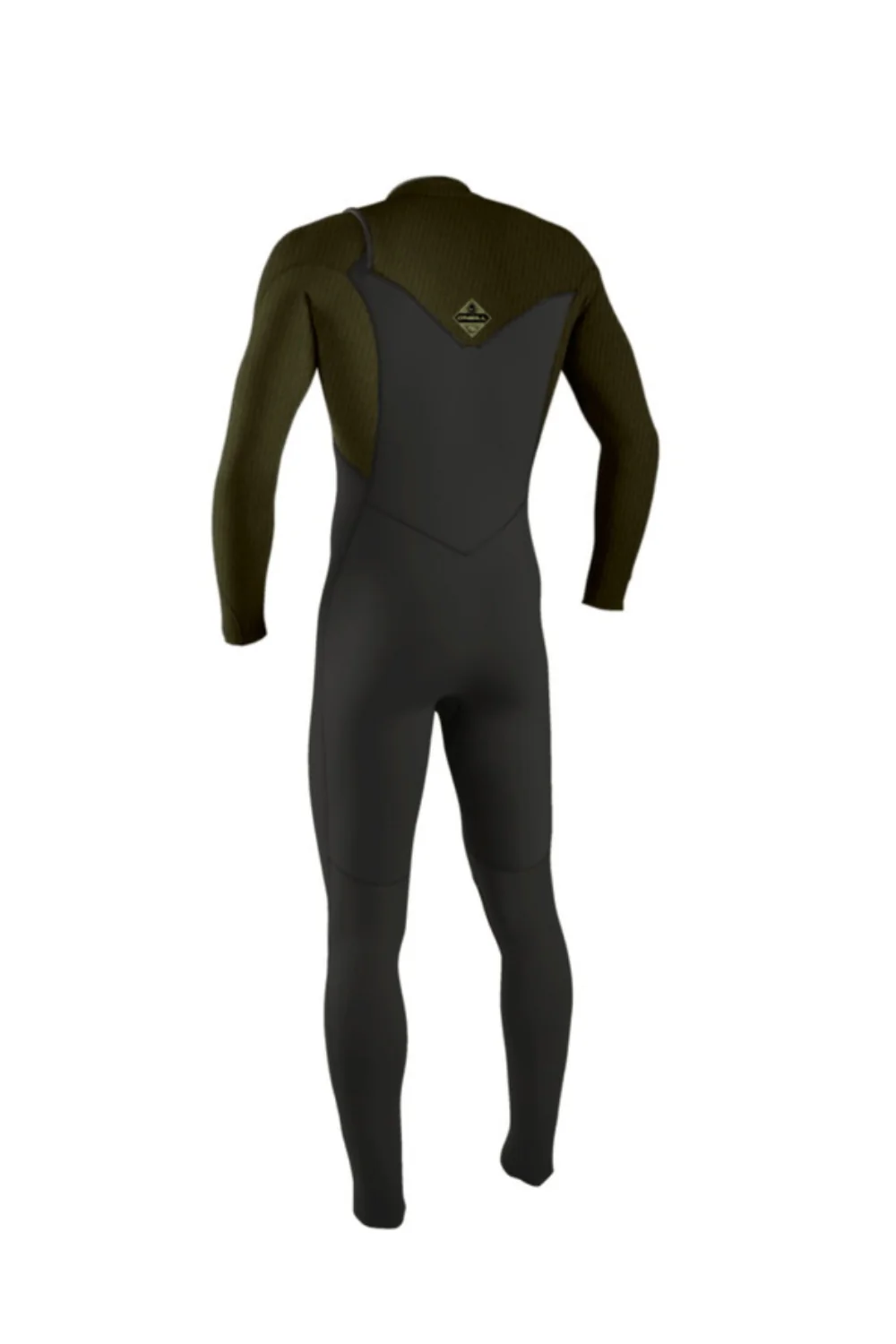 O'Neill Hyperfreak 3/2+ Mens Wetsuit Chest Zip Raven/Army - Image 2