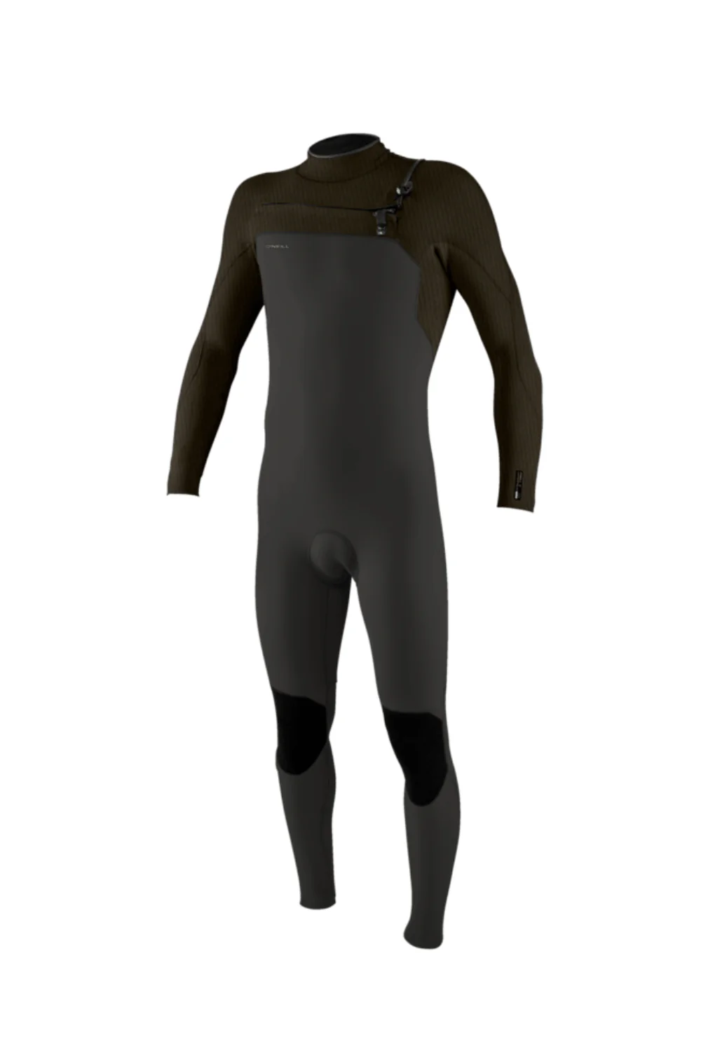 O'Neill Hyperfreak 3/2+ Youth Wetsuit Chest Zip Black/Tempered Steel/Tempered Steel