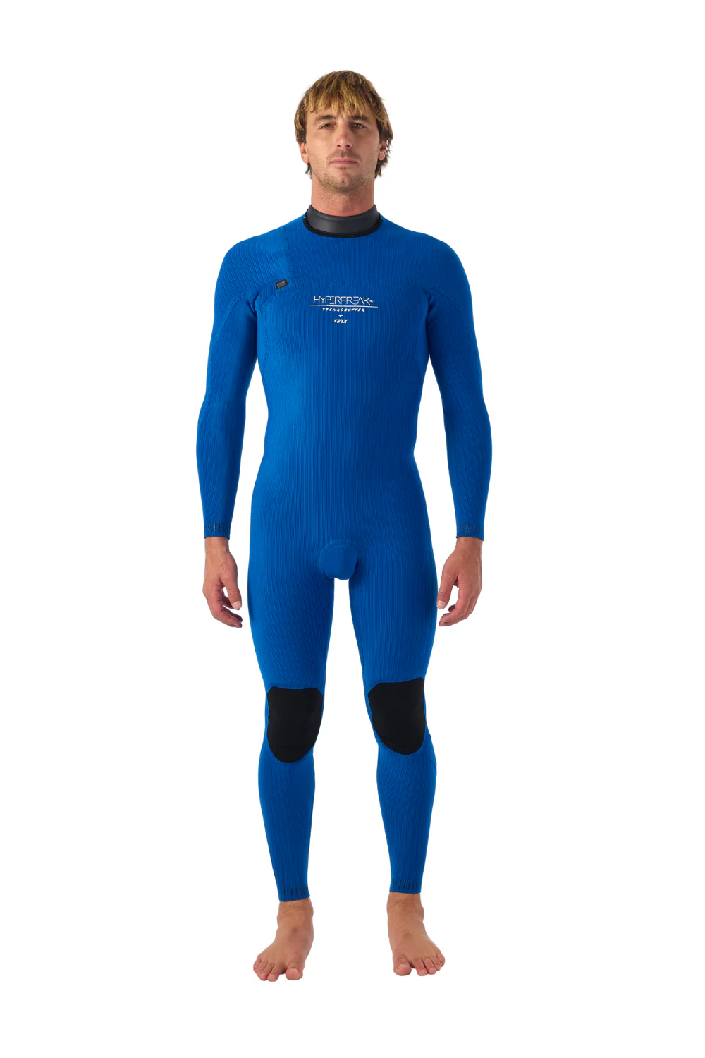 O'Neill Hyperfreak 4/3+ Mens Wetsuit Chest Zip Black/Tempered Steel - Image 3