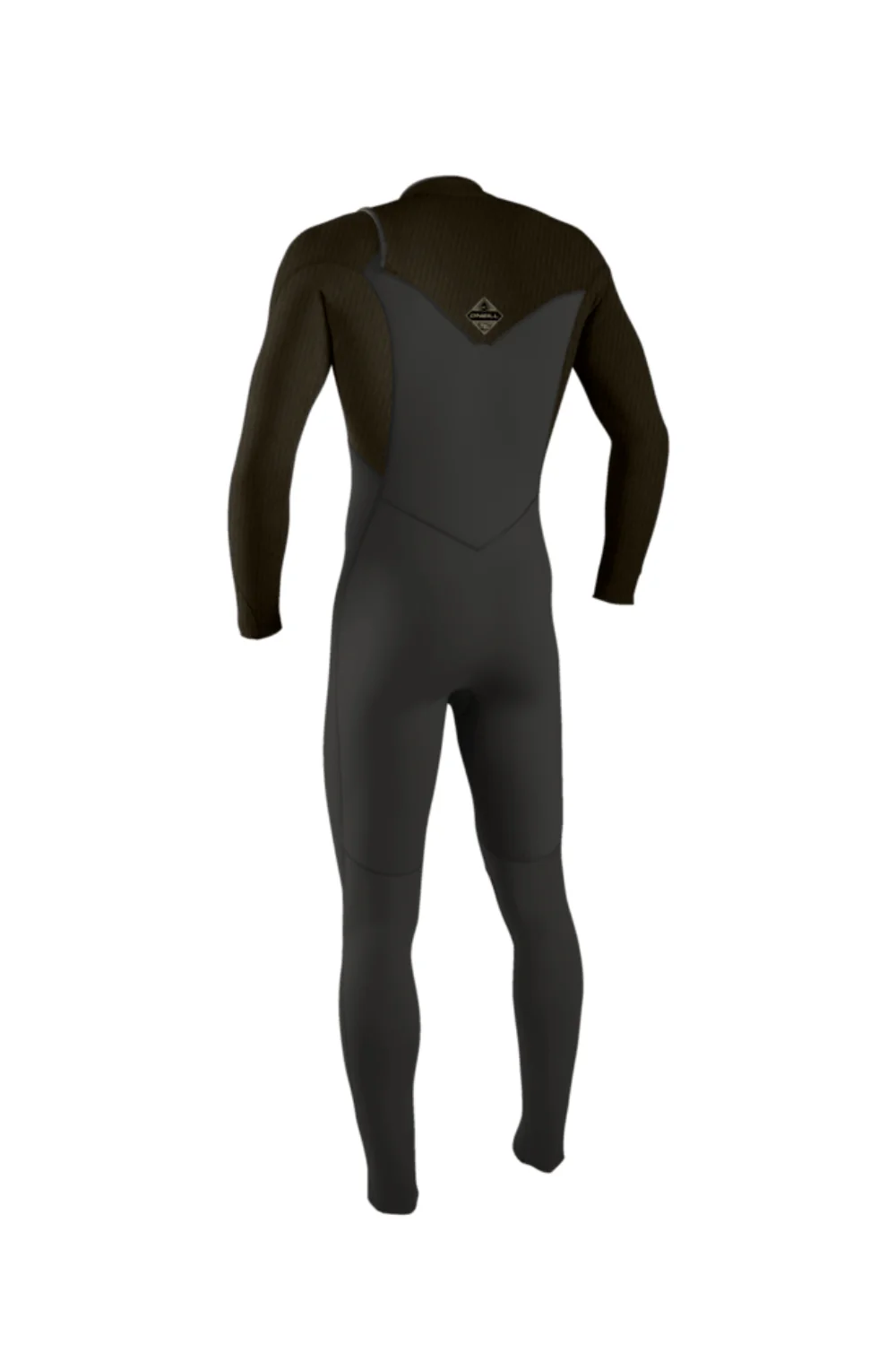 O'Neill Hyperfreak 4/3+ Mens Wetsuit Chest Zip Raven/Army - Image 2