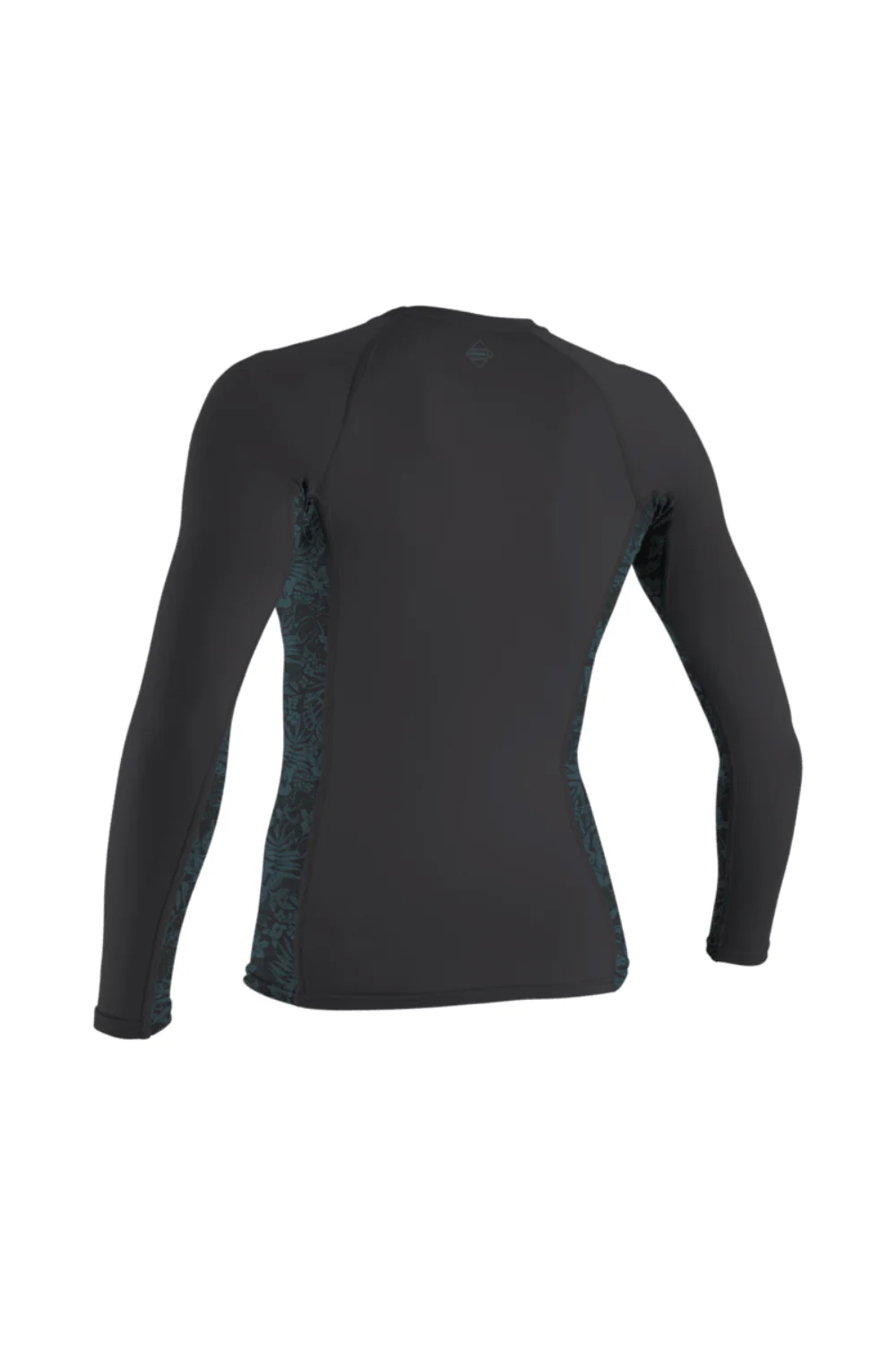 O'Neill Hyperfreak Skins Womens Long Sleeve Rash Guard Tempered Steel/Shaded Island Sky - Image 2