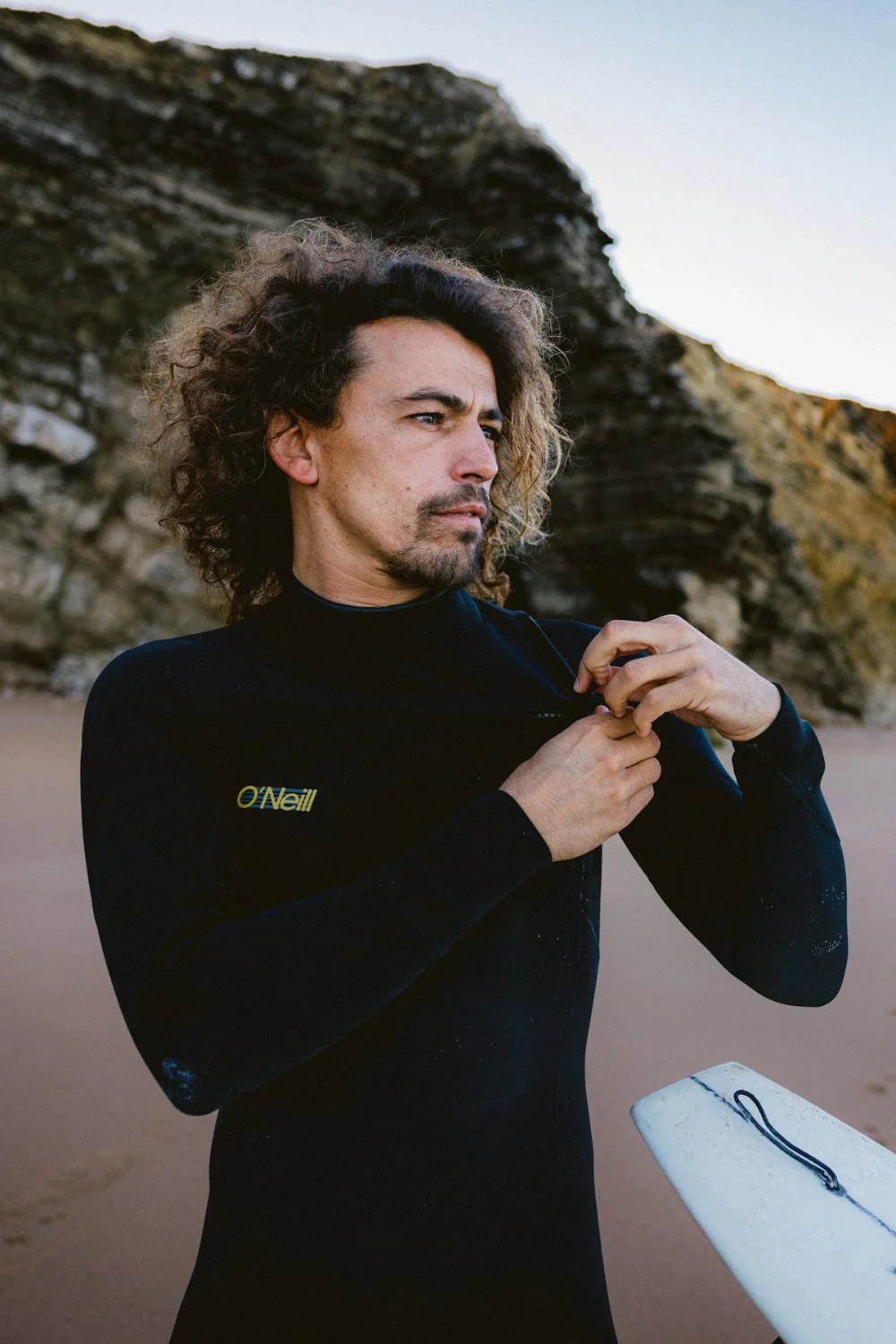 O'Neill O'Riginal RG8 Mens Yulex 4/3mm Chest Zip Wetsuit Black - Image 3