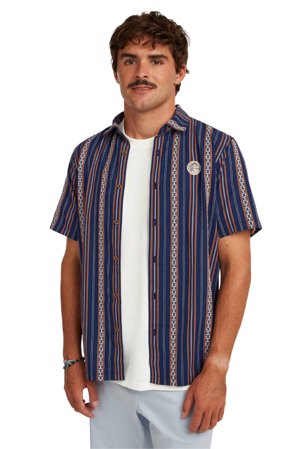 O'Neill O'Riginals Jacquard Mens Shirt Blue Originals Jstripe