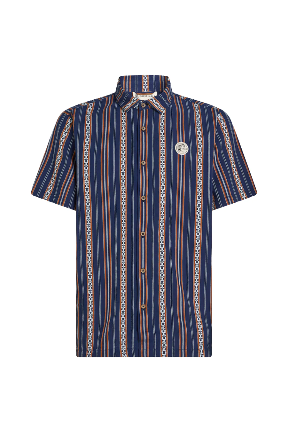 O'Neill O'Riginals Jacquard Mens Shirt Blue Originals Jstripe - Image 5