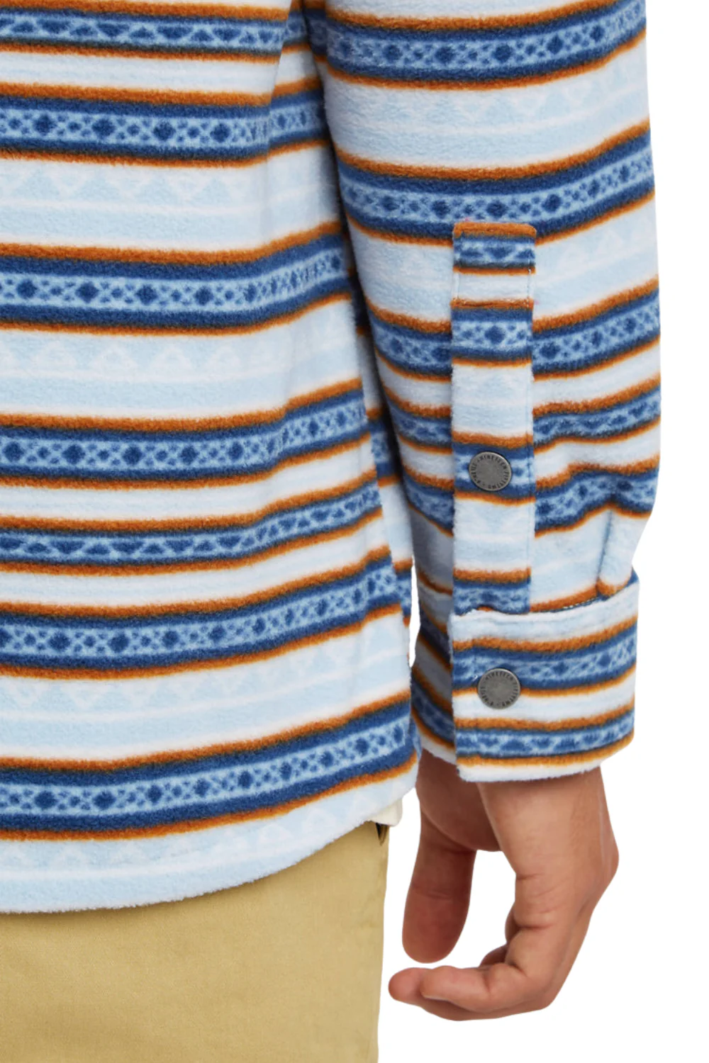 O'Neill O'Riginals Superfleece Mens Shirt Blue Originals Hstripe - Image 4