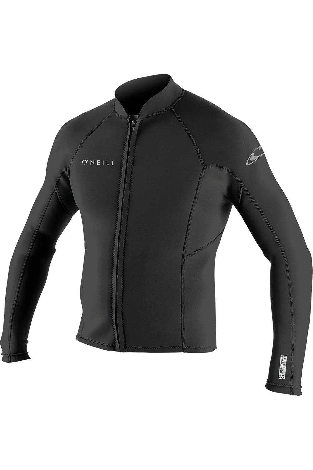O'Neill Reactor-2 2mm Mens Wetsuit Jacket Front Zip Black