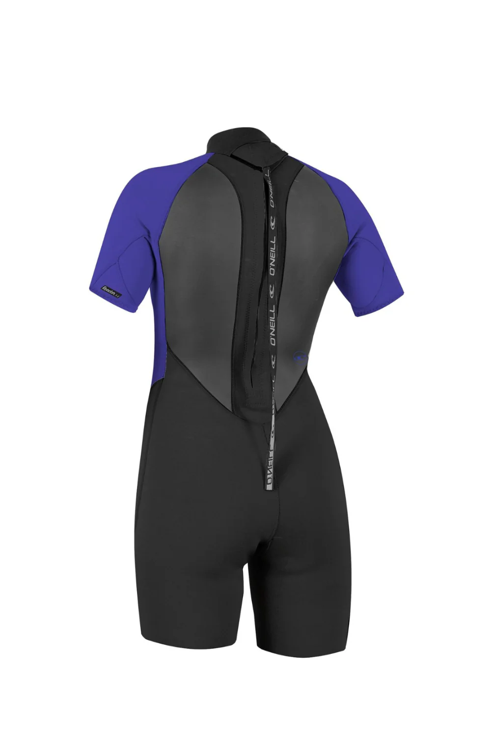 O'Neill Reactor-2 2mm Womens Spring Wetsuit Back Zip Black/Cobalt Blue - Image 2