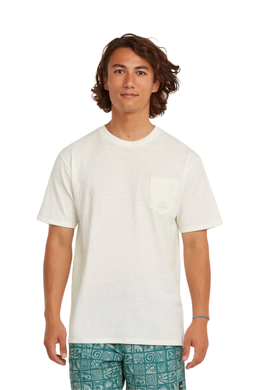 O'Neill Slub Chest Pocket Mens T-Shirt Snow White