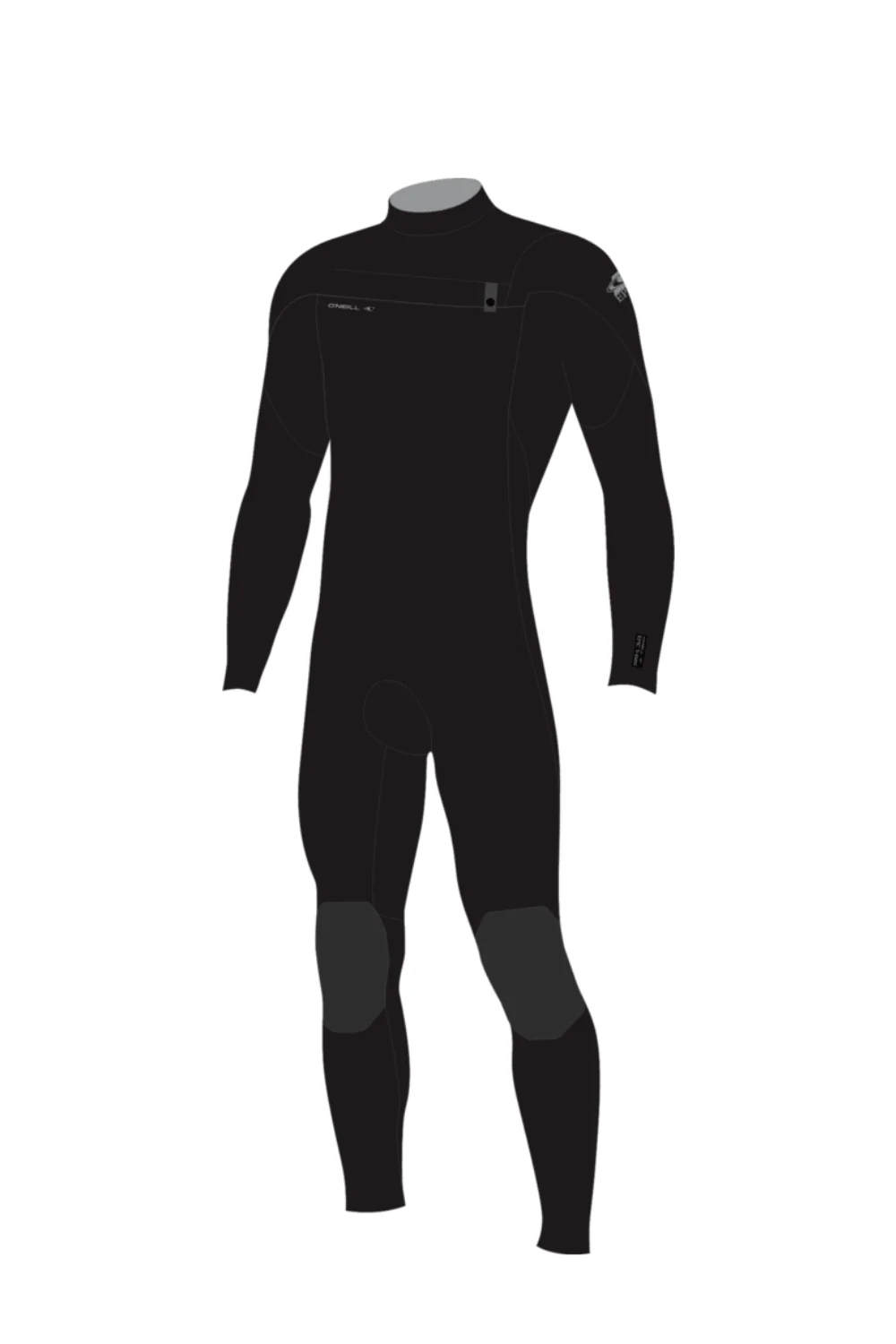 O'Neill Youth Epic 5/4Mm Chest Zip Wetsuit Black