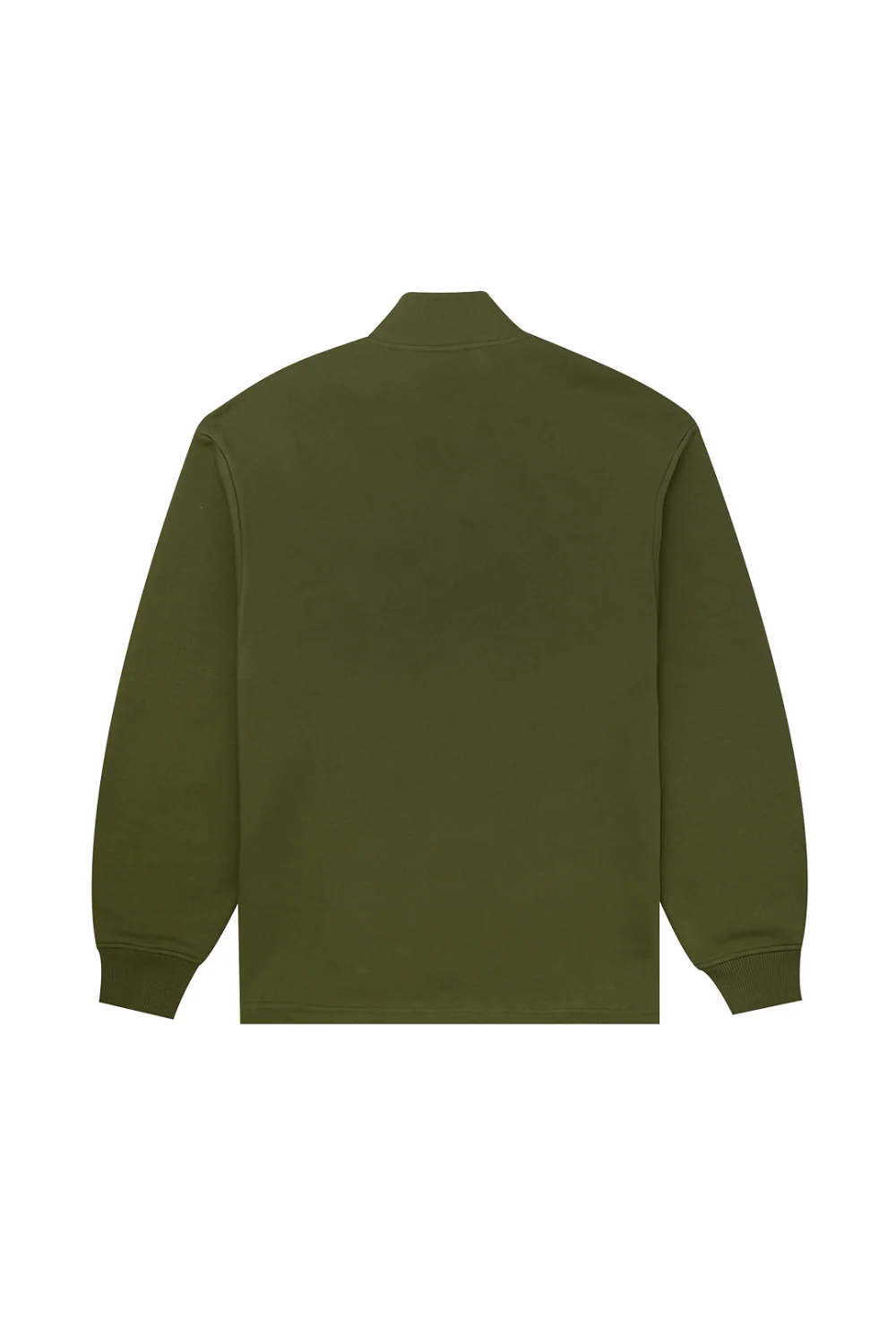 Parlez Horizon 1/4 Zip Sweatshirt Moss - Image 2