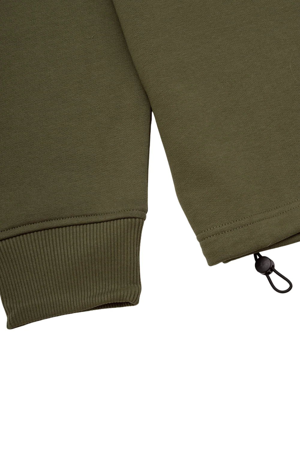 Parlez Horizon 1/4 Zip Sweatshirt Moss - Image 5