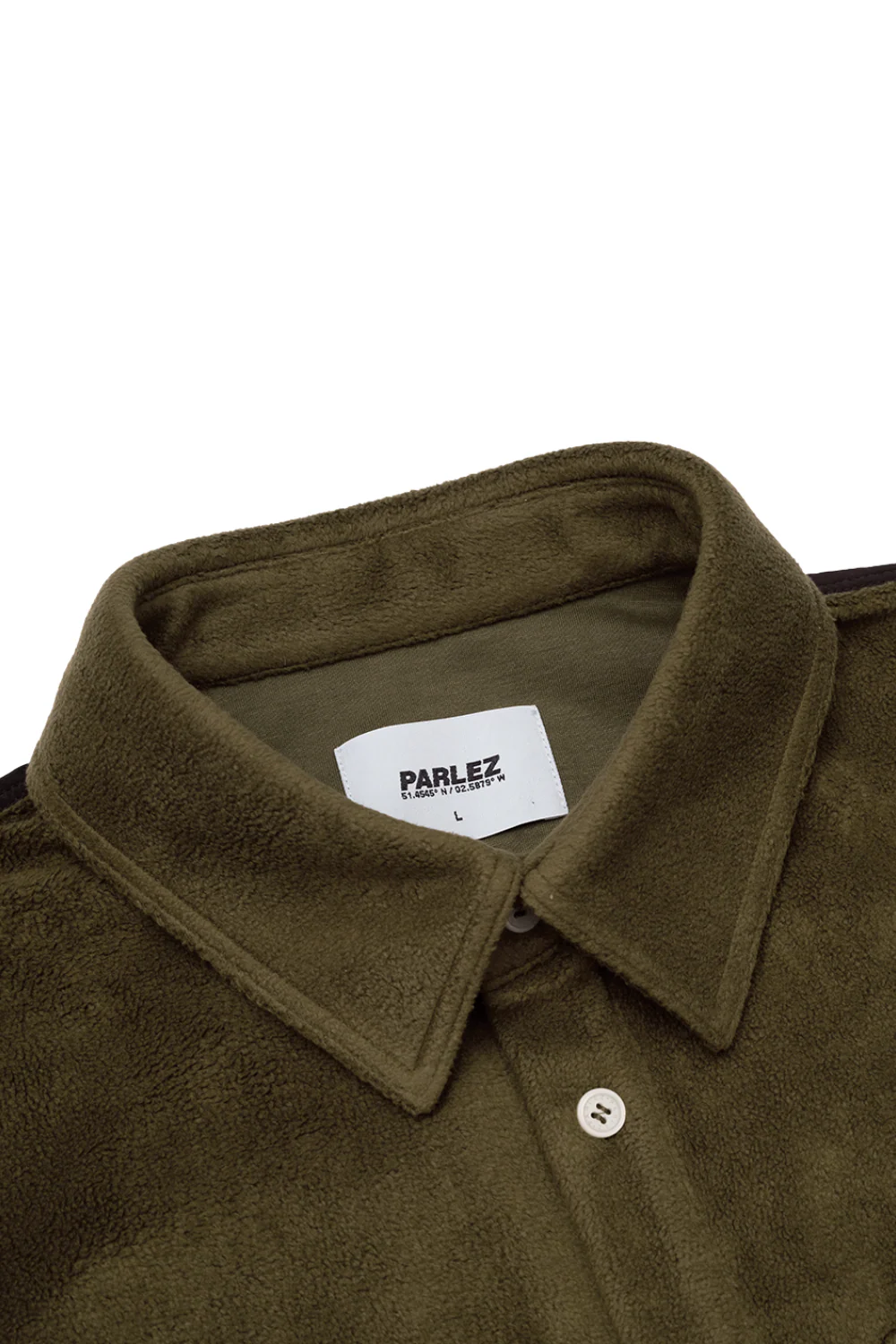 Parlez Motion Fleece Shirt Moss - Image 3