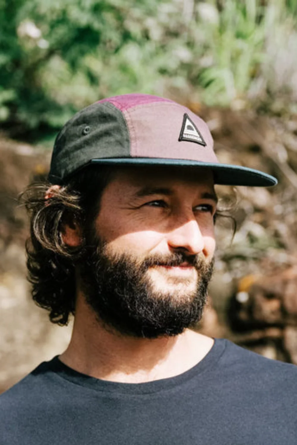 Passenger Fixie Recycled 5 Panel Cap Grape Multi - Image 4
