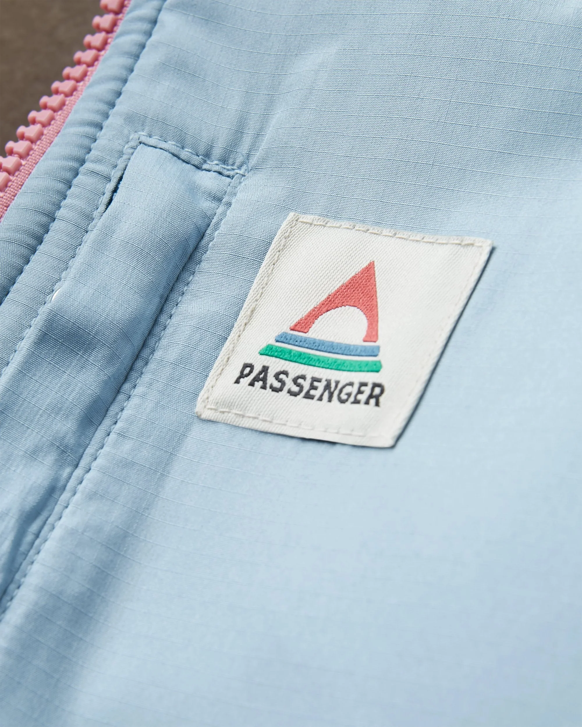 Passenger Home Womens Recycled Sherpa Fleece Oatmeal/Pink Haze - Image 3