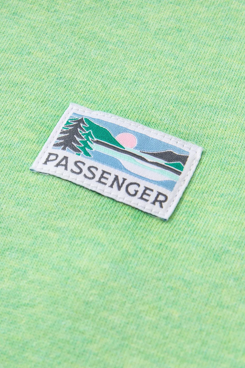 Passenger Legacy Womens Sweatshirt True Green Marl - Image 2