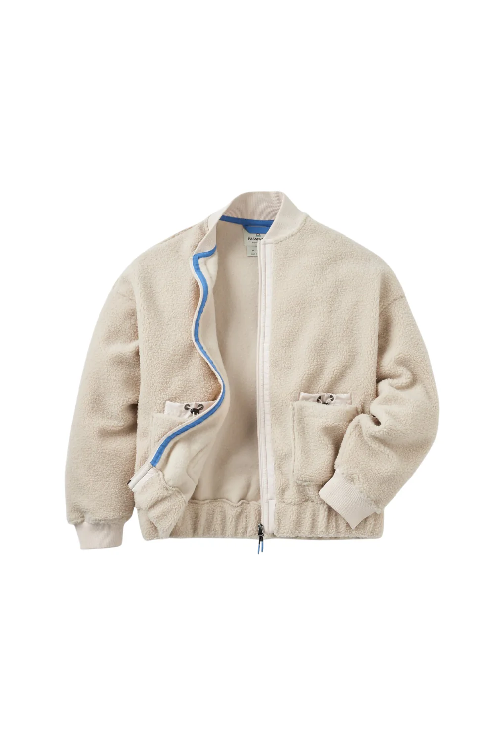 Passenger Lucia Womens Recycled Sherpa Fleece Vintage White - Image 7