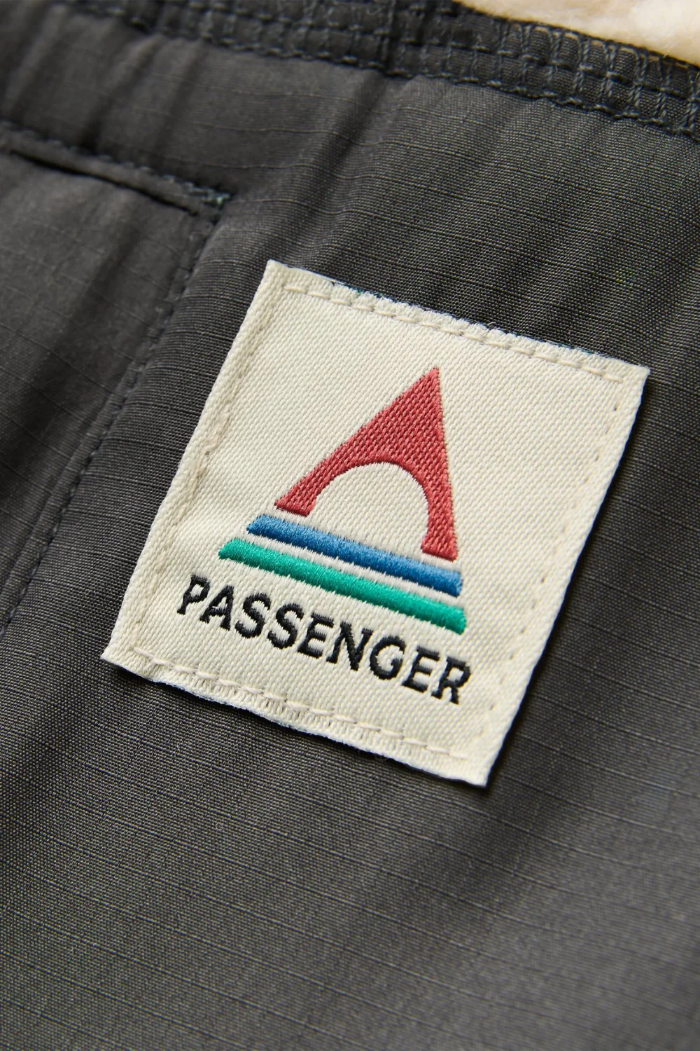 Passenger Offroad Recycled Sherpa Mens 1/2 Zip Fleece Reflection Birch - Image 3