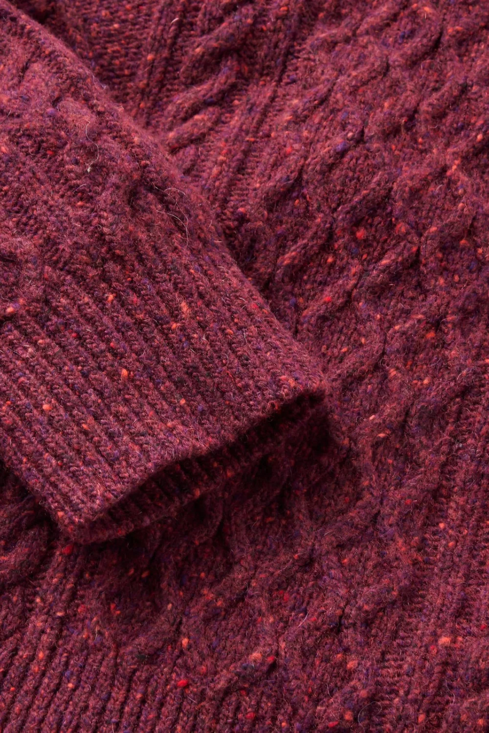 Passenger Sandbar Recycled Knitted Jumper Fig - Image 2