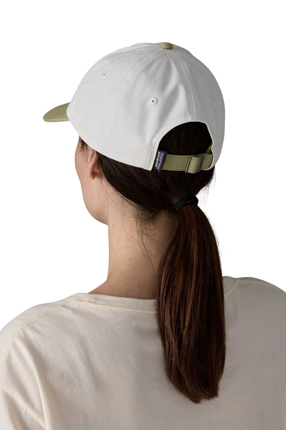 Patagonia Fitz Roy Icon Trad Unisex Cap Birch White/Gumtree Green - Image 3