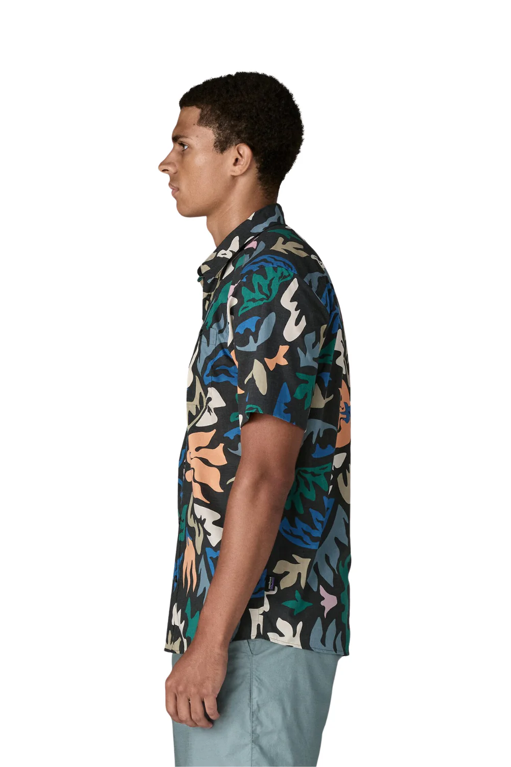 Patagonia Mens Go To Shirt Kaleido Black - Image 3