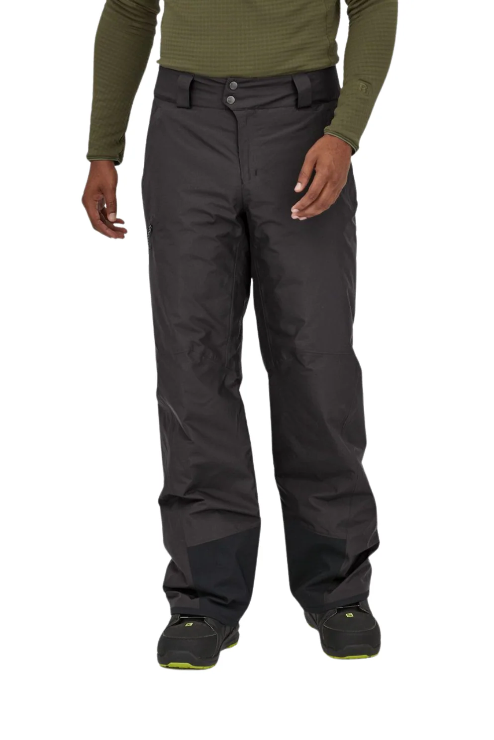Patagonia Mens Insulated Powder Town Ski Pants Black - Image 2