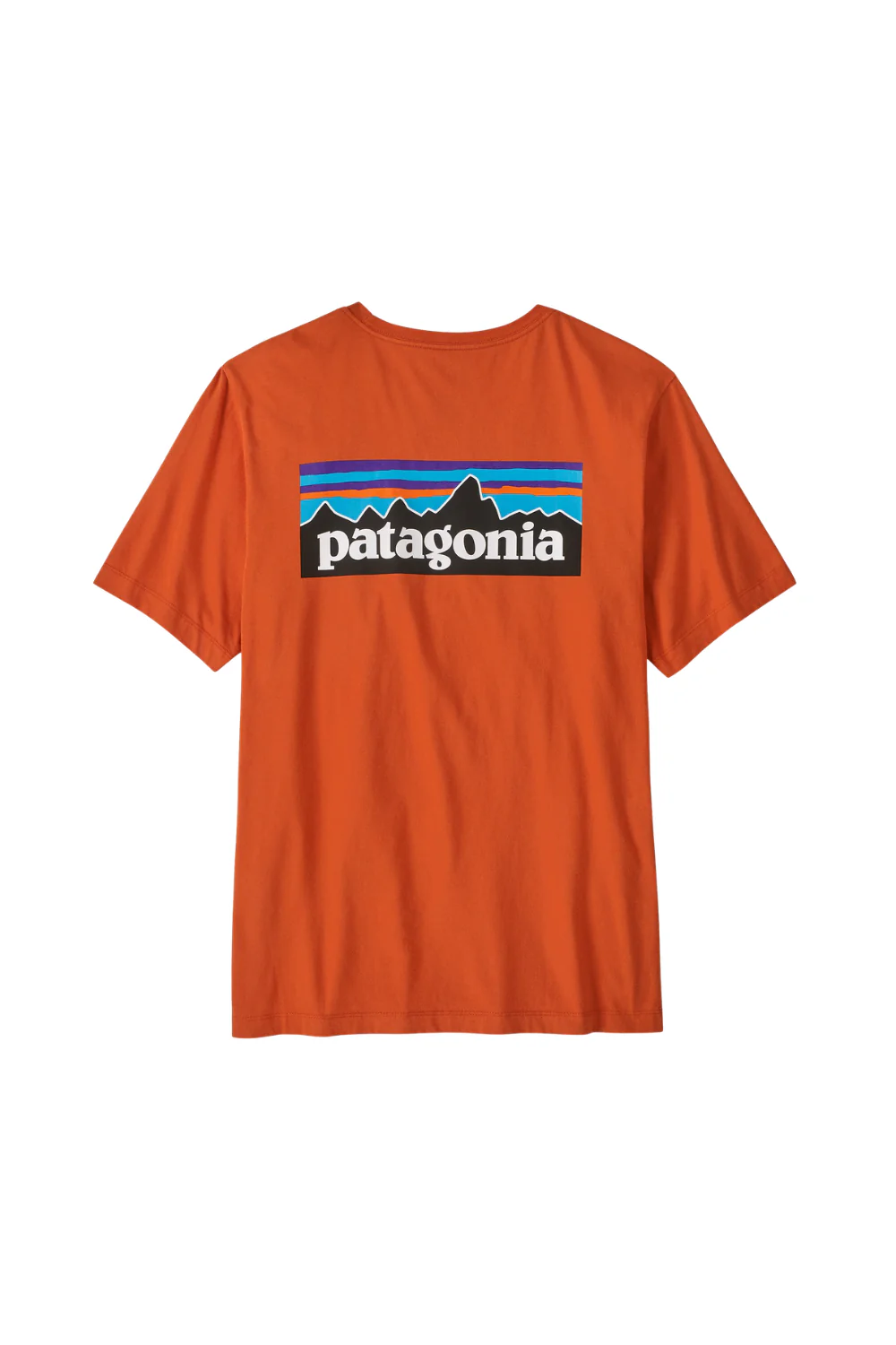 Patagonia Mens P-6 Logo T-Shirt Coal Orange