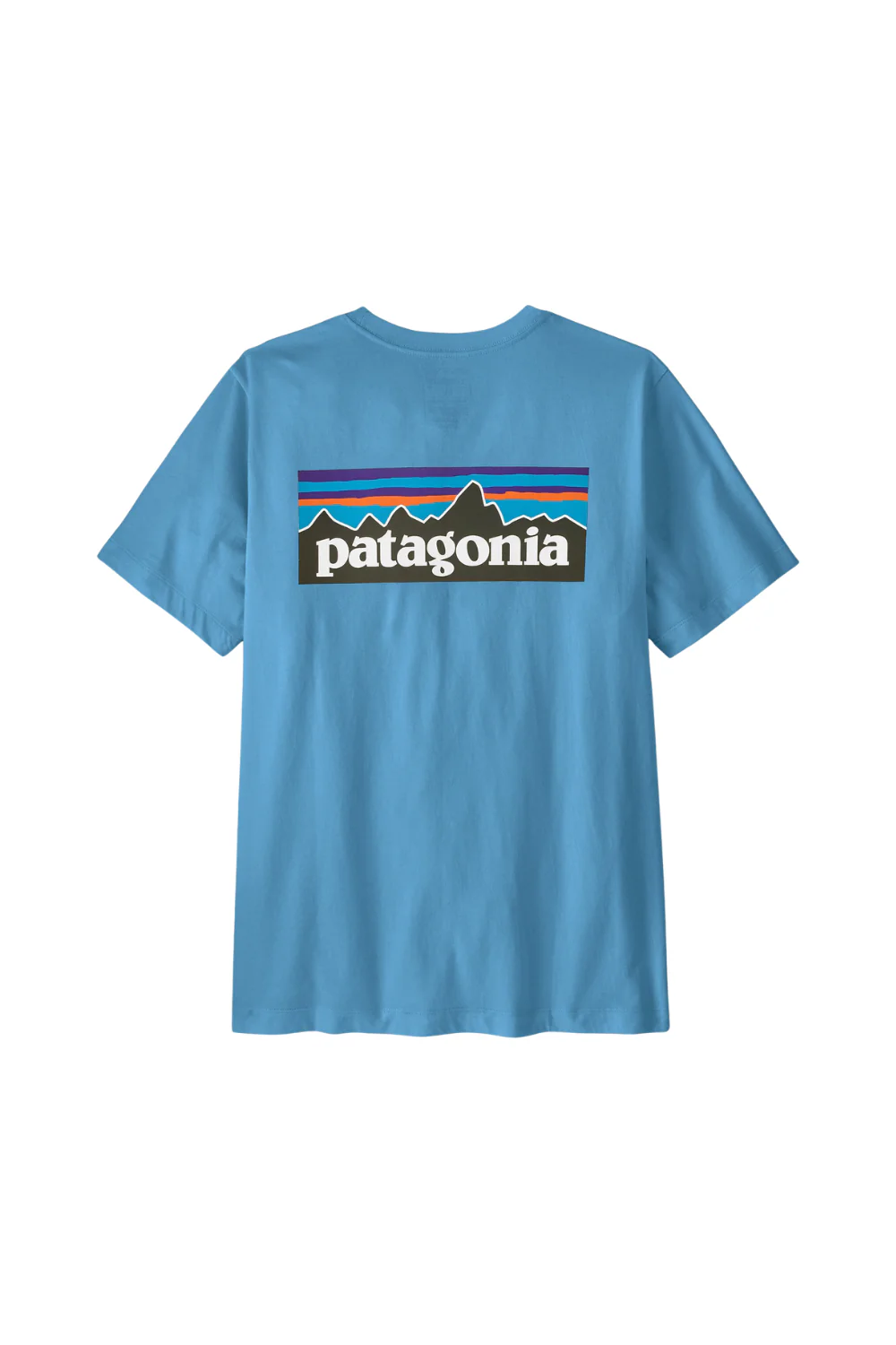 Patagonia Mens P-6 Logo T-Shirt Shore Blue