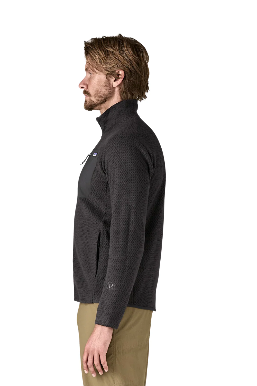 Patagonia Mens R1 Air Fleece Jacket Black - Image 3