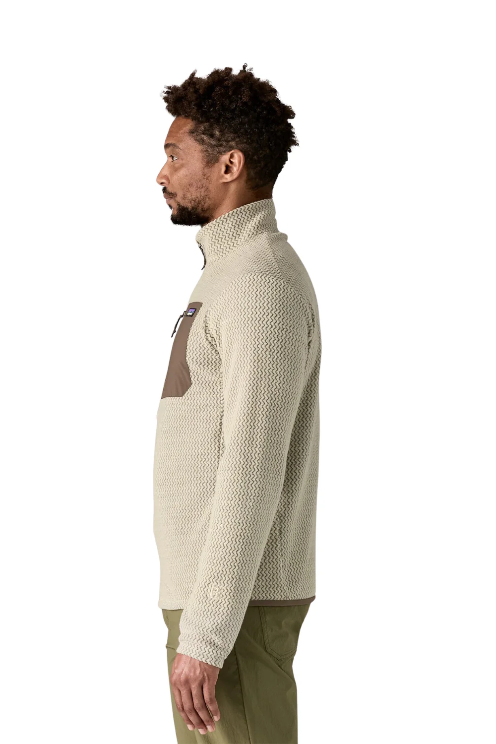 Patagonia Mens R1 Air Zip Neck Fleece Pelican - Image 3