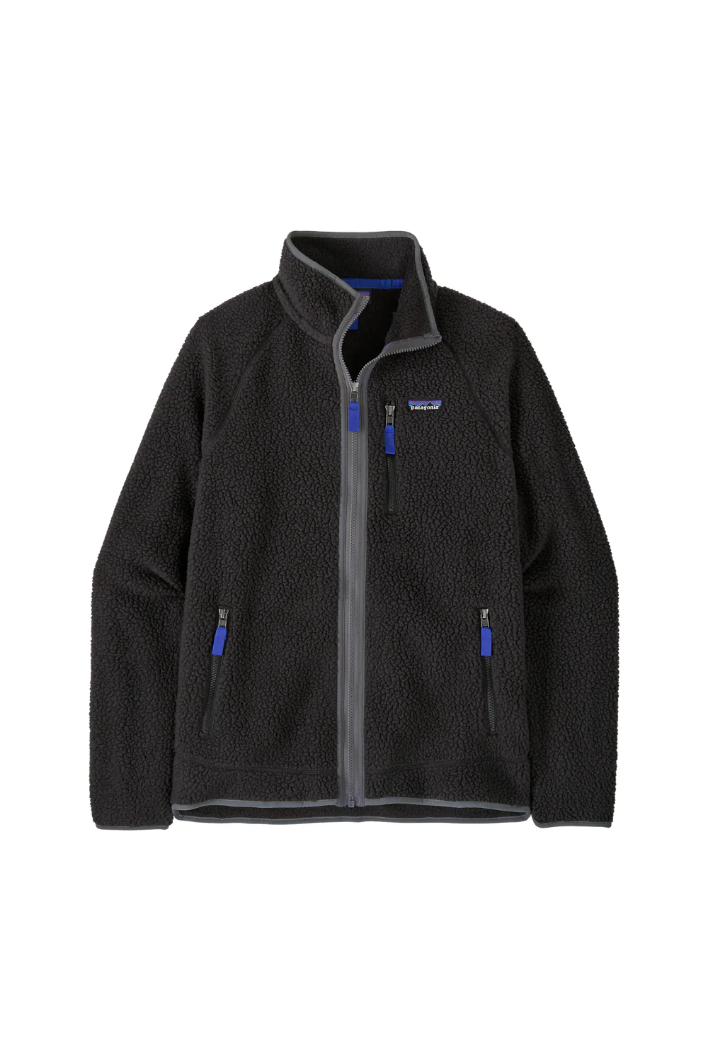 Patagonia Mens Retro Pile Jacket Black Forge Grey