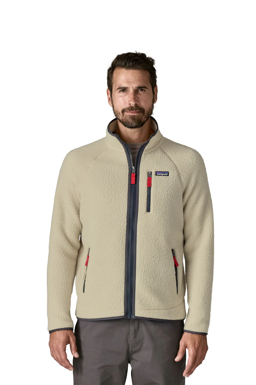 Patagonia Mens Retro Pile Jacket Pelican Smolder Blue - Image 2