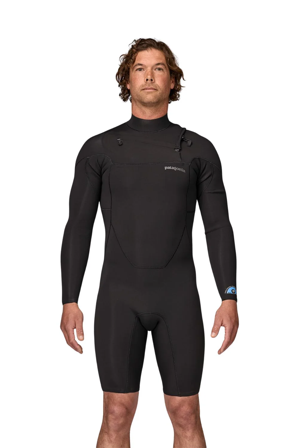 Patagonia Yulex Regulator Lite Mens Spring Wetsuit Long Sleeve Front Zip Black