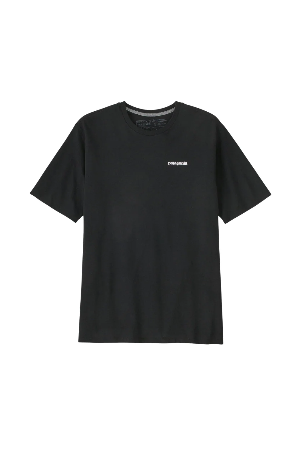 Patagonia P-6 Logo Mens Responsibili-Tee Black - Image 2