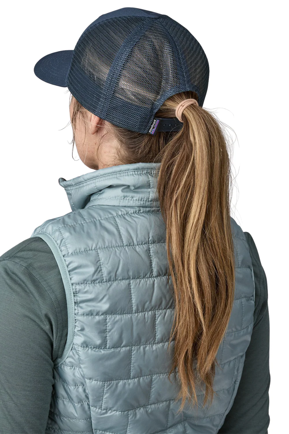 Patagonia P-6 Logo Trucker Hat Pumice - Image 3