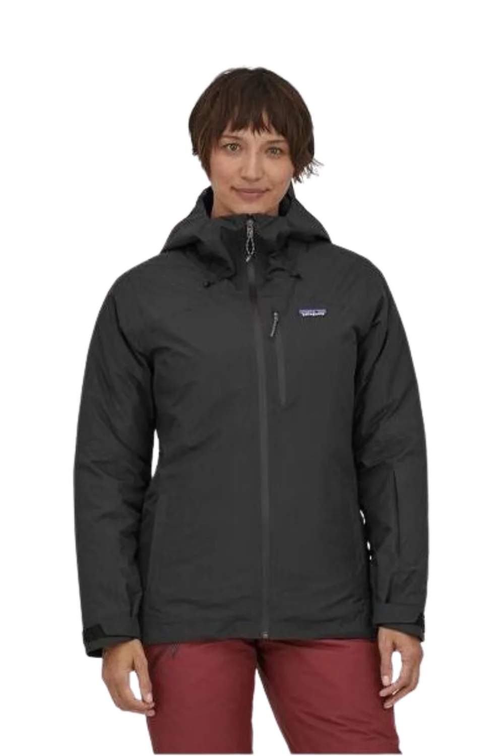 Patagonia Womens Insulated Powder Town Ski Jacket Black