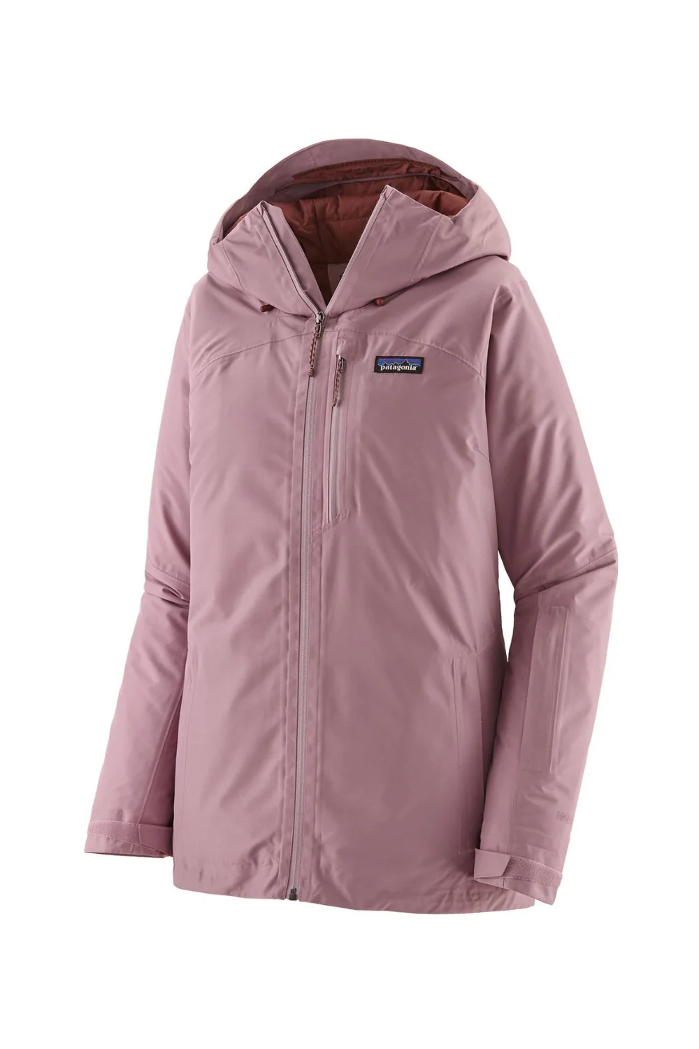 Patagonia Womens Insulated Powder Town Ski Jacket Stormy Mauve