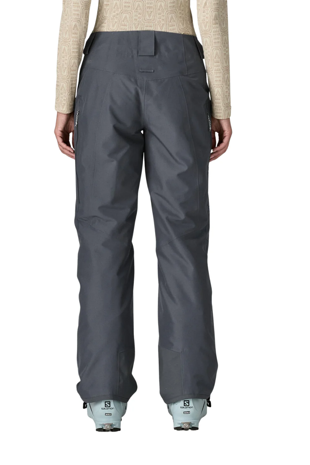 Patagonia Womens Insulated Powder Town Ski Pants Regular Smolder Blue - Image 2