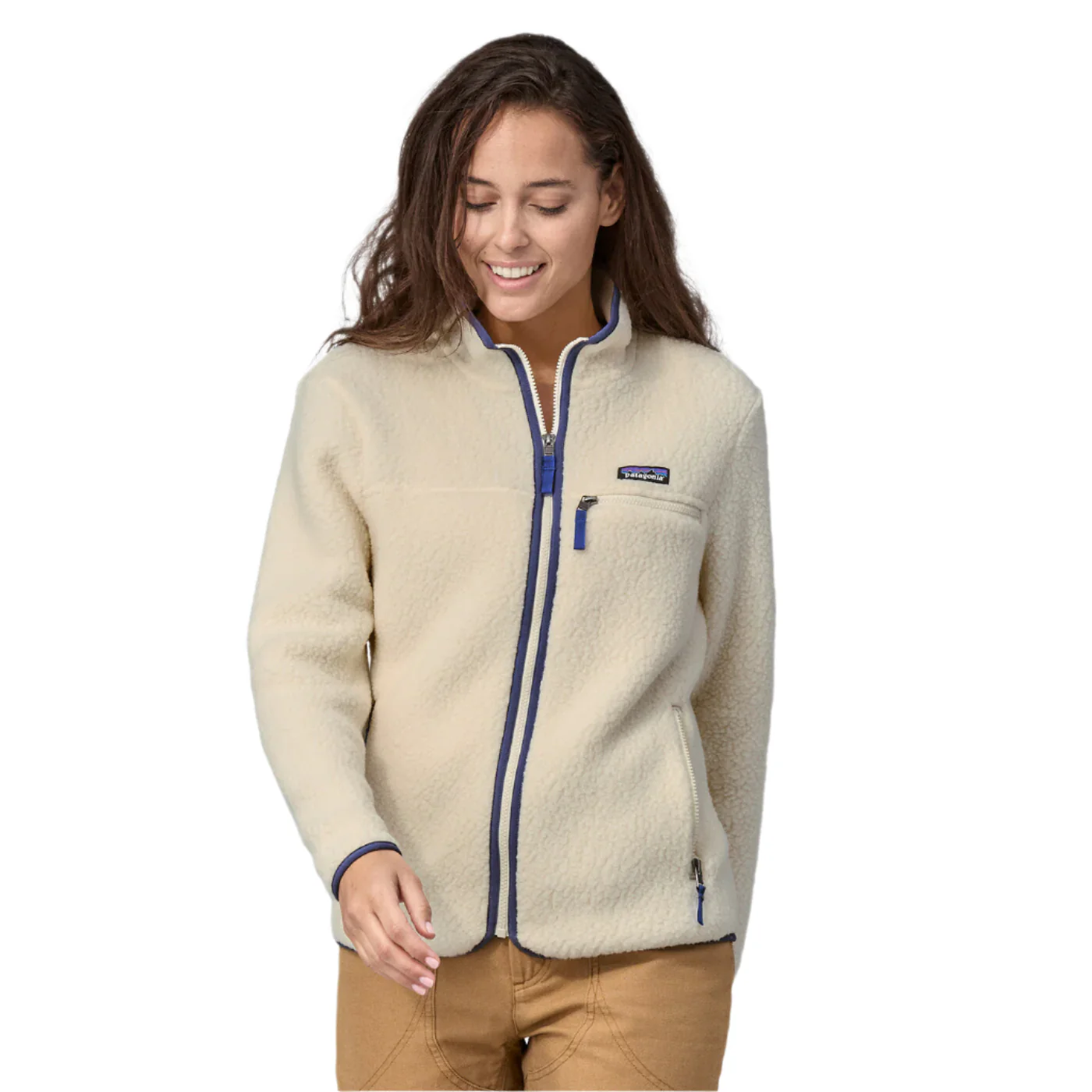 Patagonia Womens Retro Pile Jacket Natural - Image 2