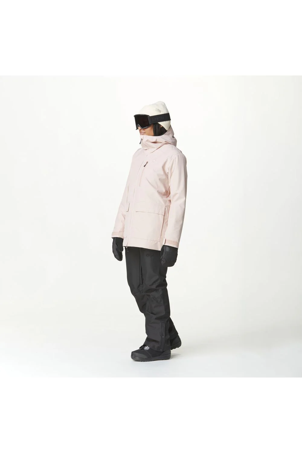 Picture Glawi Womens Ski and Snowboard Jacket Shadow Gray - Image 3
