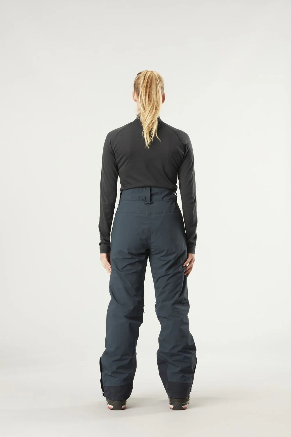 Picture Hermiance Womens Ski and Snowboard Pants Dark Blue - Image 2