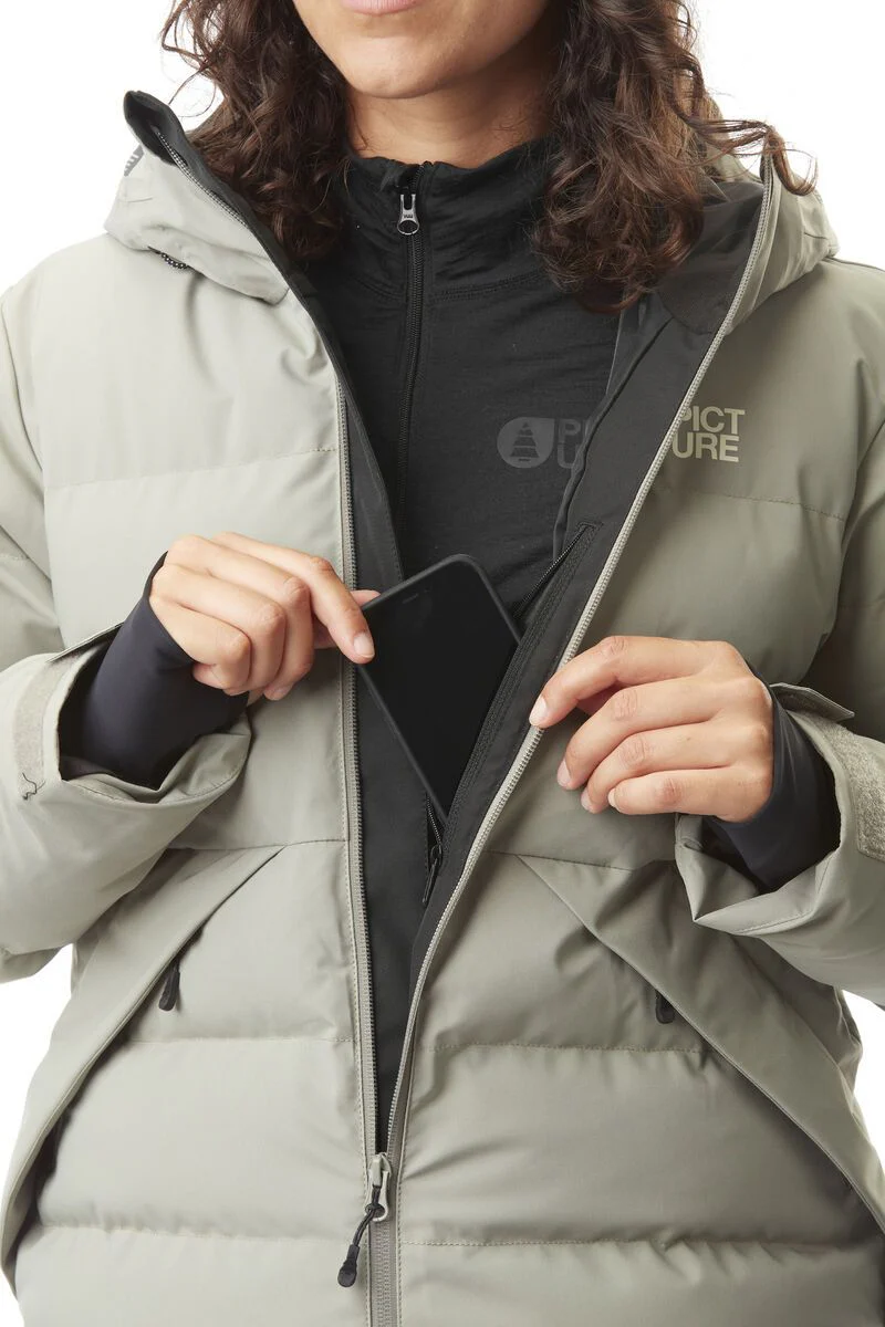 Picture Lement Womens Snow Jacket Shadow - Image 6