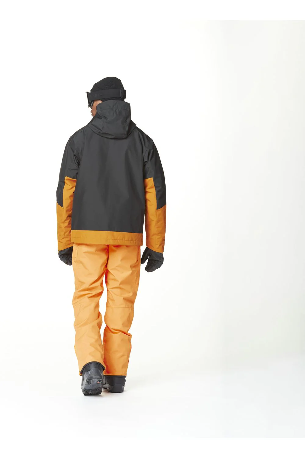 Picture Nitric Technical Ski and Snowboard Jacket Black Honey Carrot - Image 3