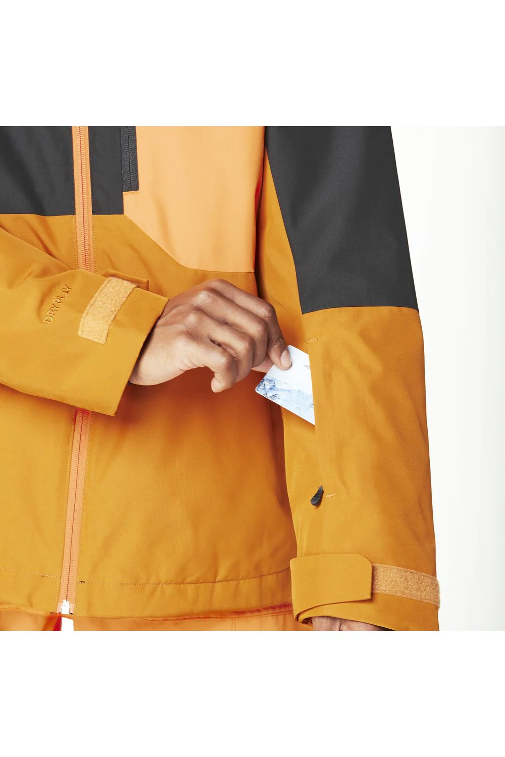 Picture Nitric Technical Ski and Snowboard Jacket Black Honey Carrot - Image 4