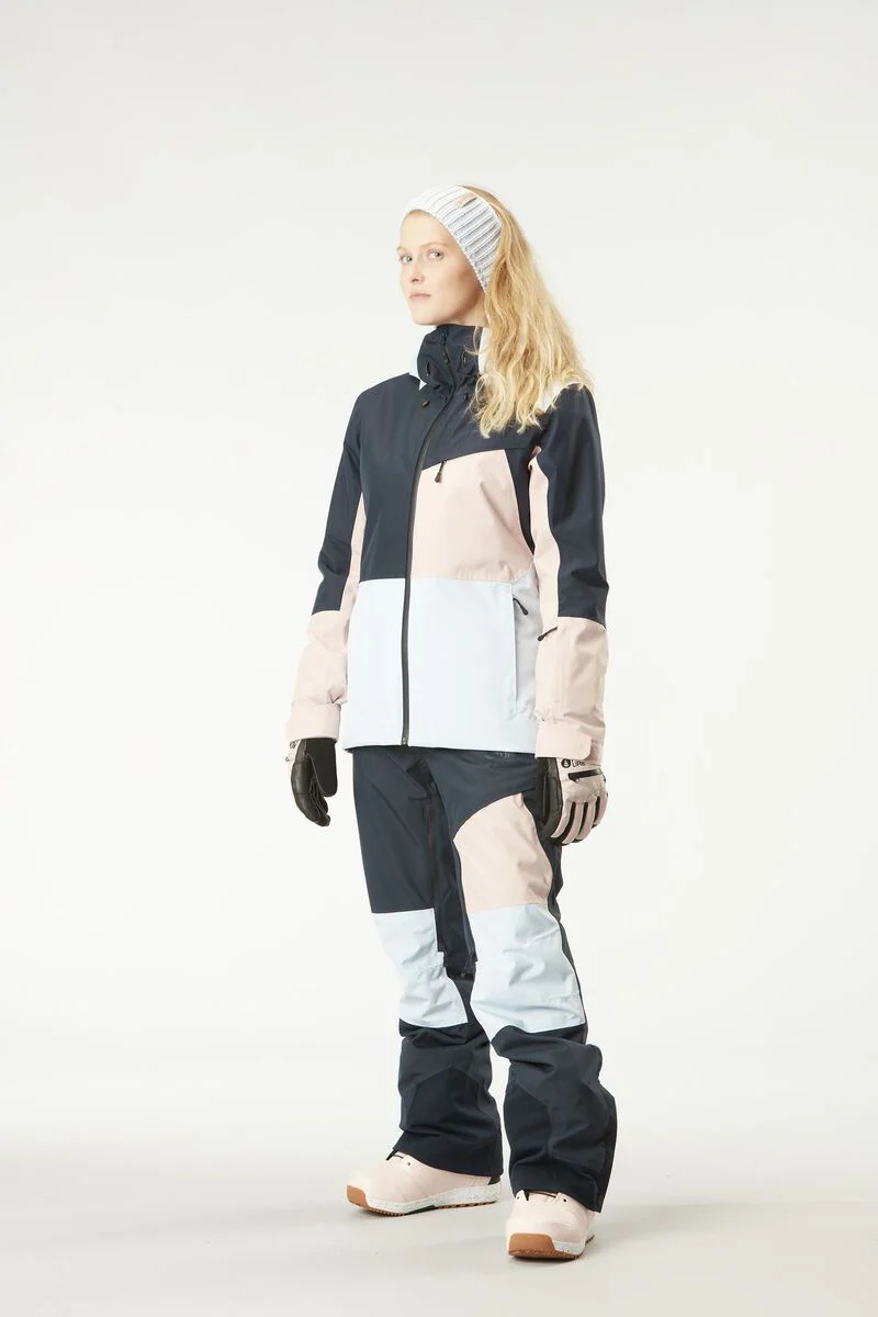 Picture Seen Womens Ski and Snowboard Jacket Dark Blue - Image 3