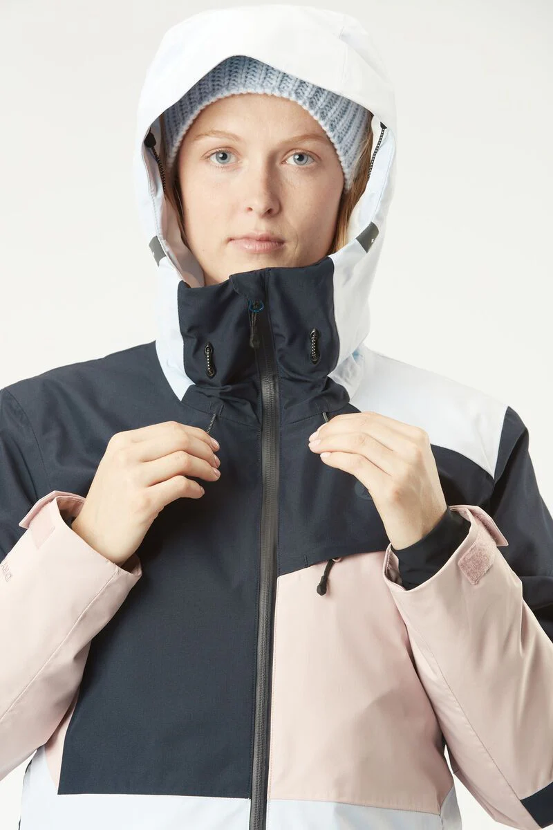 Picture Seen Womens Ski and Snowboard Jacket Dark Blue - Image 4