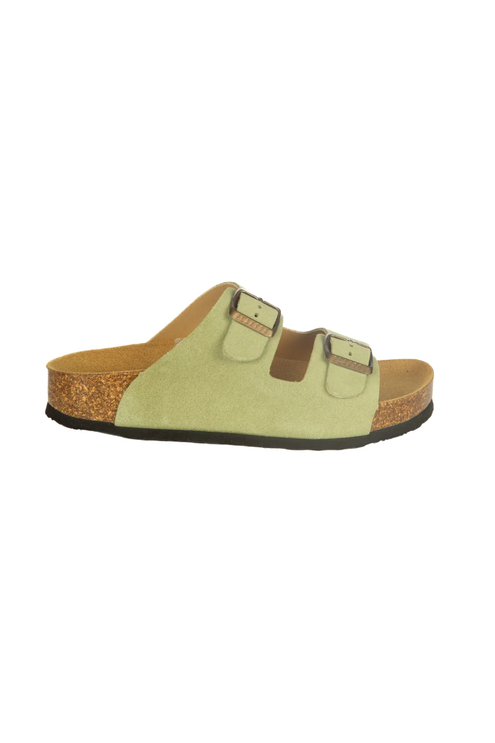 Plakton Afelpado Womens Sandal Green - Image 3