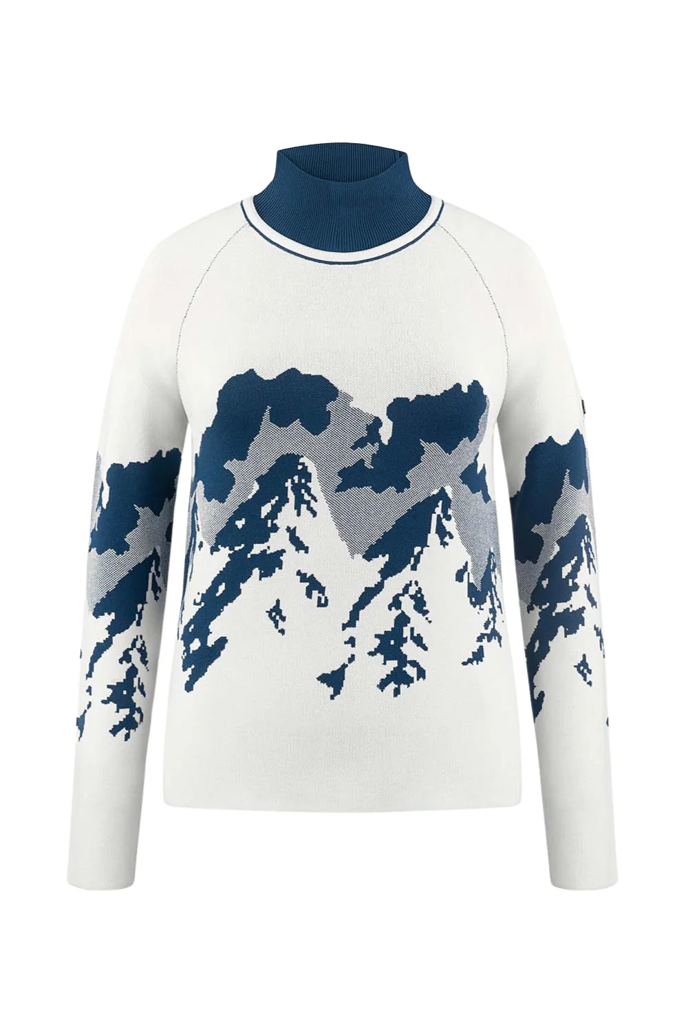 Poirve Blanc Ambre Womens Knit Pullover White - Image 6