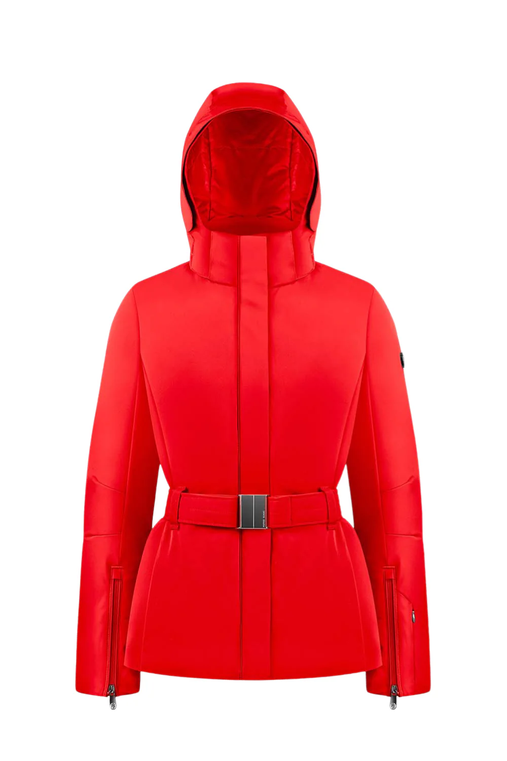 Poirve Blanc Emily Womens Stretch Ski Jacket Red - Image 5