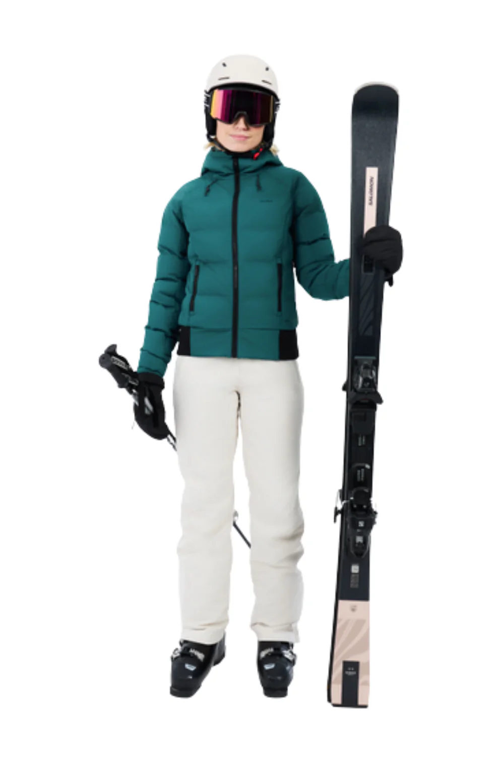 Protest PRTAlysumi Womens Ski Jacket Rainstorm Blue - Image 4