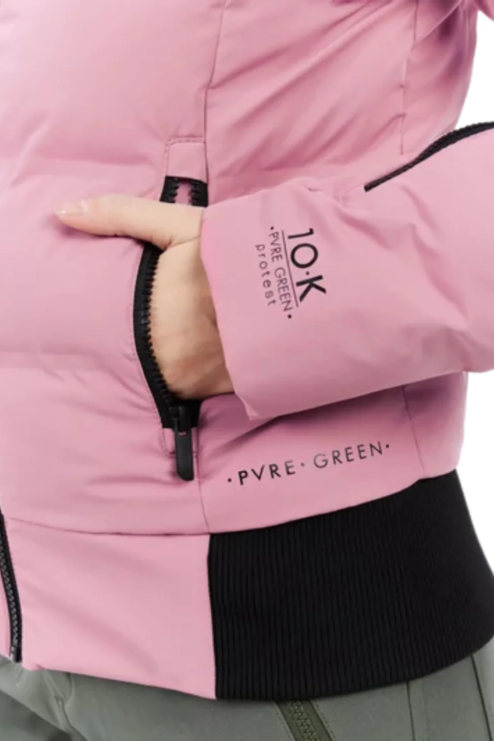 Protest PRTAlysumi Womens Ski Jacket Vintage Pink - Image 6